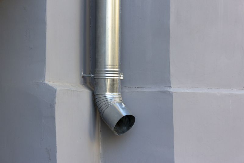 Galvanized Gutter Installation detail